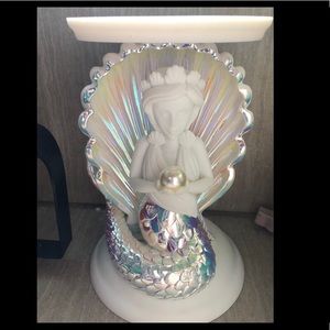BBW Mermaid Pedestal Candle Holder
